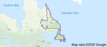 Map of Newfoundland Labrador
